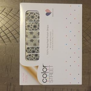 New and sealed nail polish strips.  Color Street Retired Snow Doubt